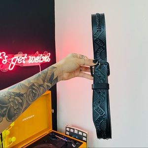 ❌SOLD❌ leather studded belt